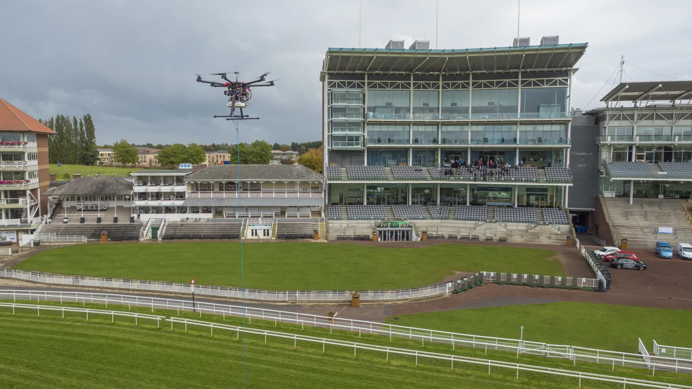 UVUE tethered drone during an EE demonstration
